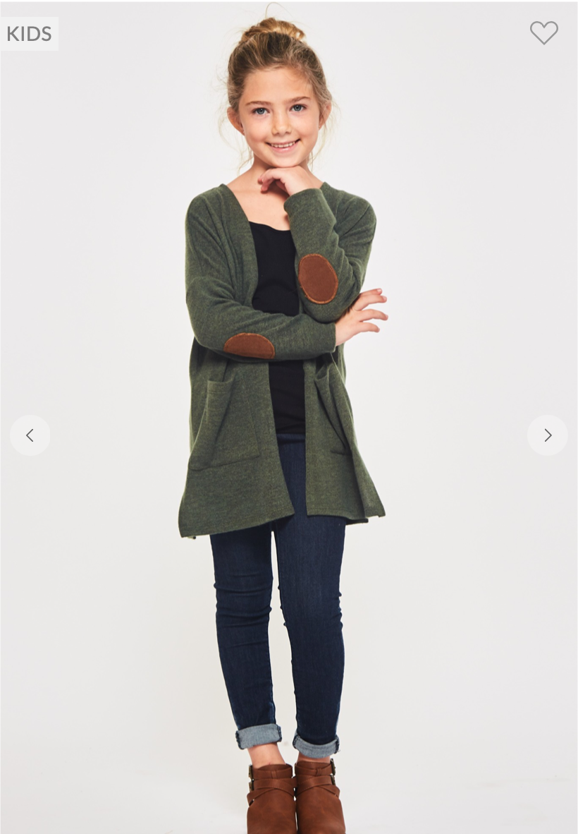 Kids clearance long cardigan